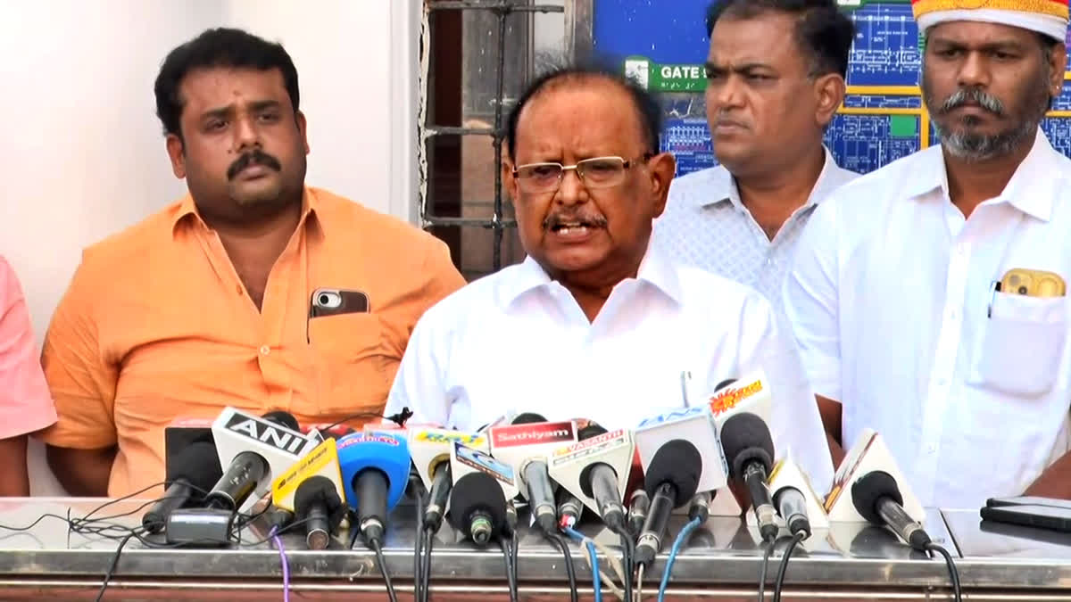 Thiruparankundram Row: DMK Govt To Approach SC Against Madras HC Verdict Allowing Lamp Lighting Near Dargah Law Minister S Regupathy speaking to the media, termed the Madras High Court verdict on Thiruparankundram as "appalling and unlawful", on Tuesday, Jan. 6, 2025.