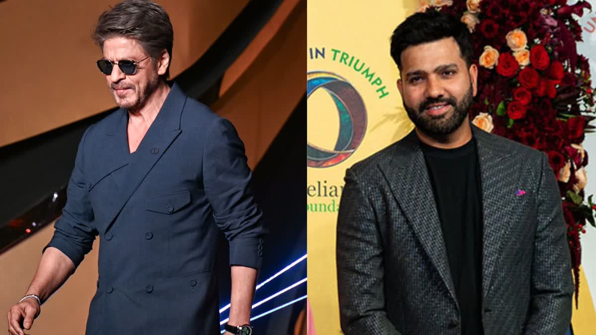 SRK and Rohit Sharma