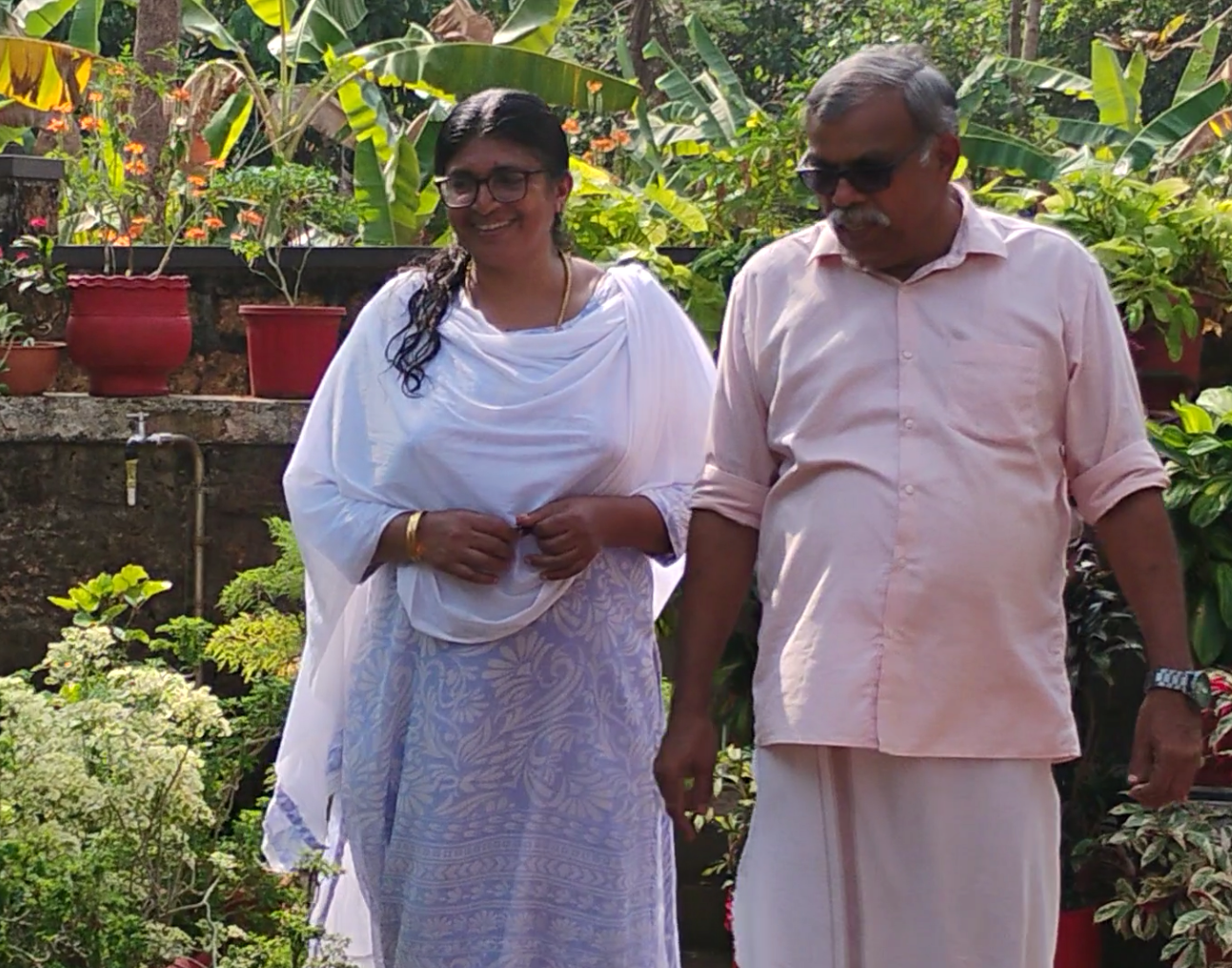 HOMEGARDEN  RETIRED COUPLE HOME GARDEN  GARDENING  KANNUR