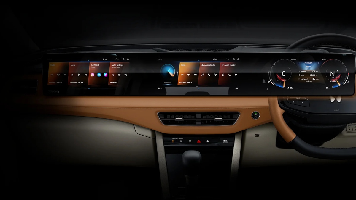 Mahindra XUV 7XO Dashboard