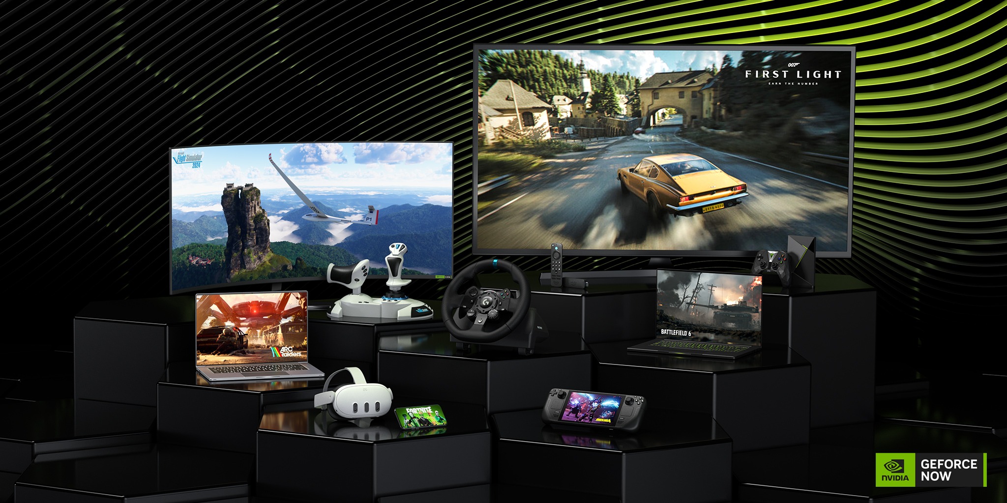 Nvidia brings GeForce RTX Gaming to more devices with new GeForce NOW apps for Linux PC and Amazon Fire TV