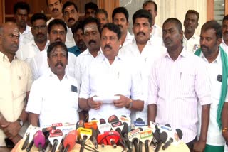 செய்தியாளர்களை சந்தித்த நயினார் நாகேந்திரன்