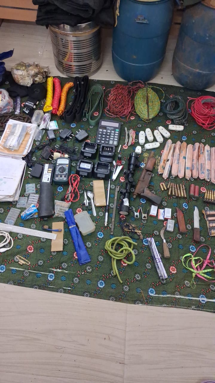 Weapons ammunition recovered