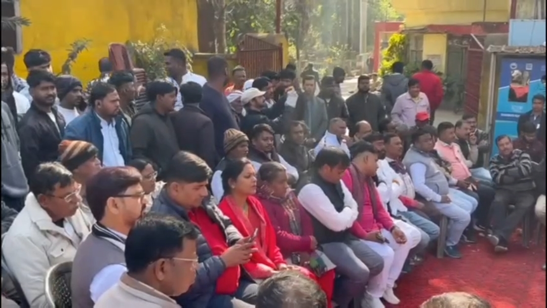 bjp protest in dhanbad