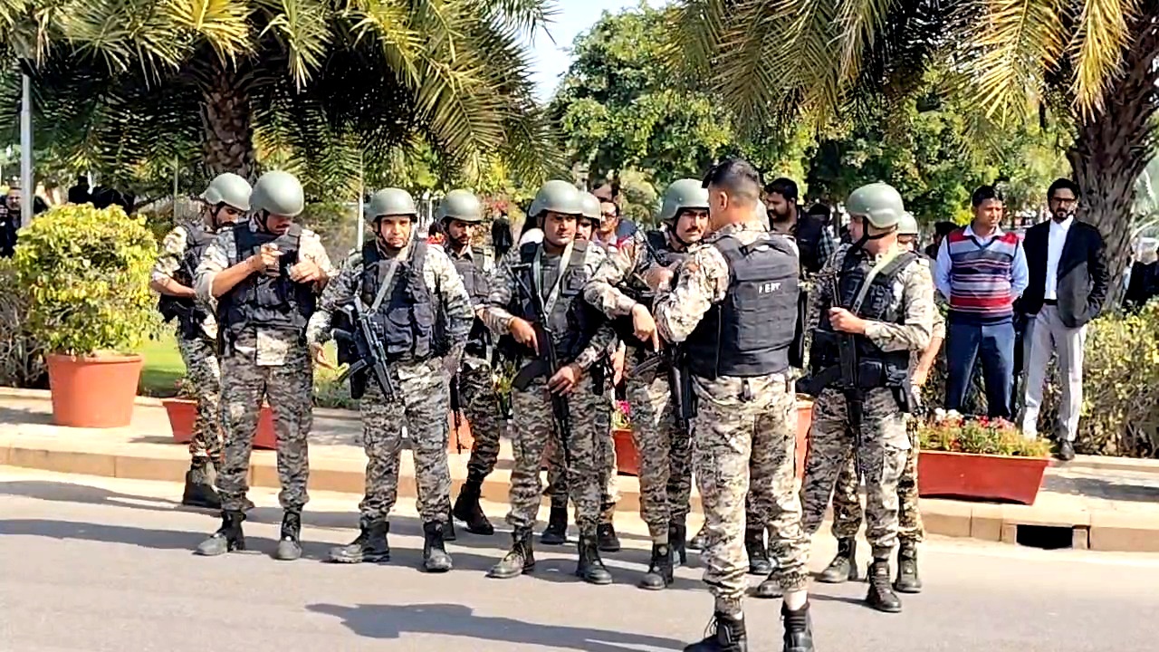 Security forces at Jodhpur High Court