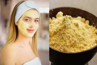 BESAN POWDER FOR SKIN  GLOWING SKIN TIPS  BESAN POWDER FOR SKIN CARE  ಕಾಂತಿಯುತ ತ್ವಚೆಗಾಗಿ ಕಡಲೆ ಹಿಟ್ಟ