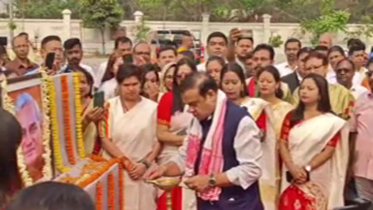 BJP 45TH FOUNDATION DAY CELEBRATED IN GUWAHATI