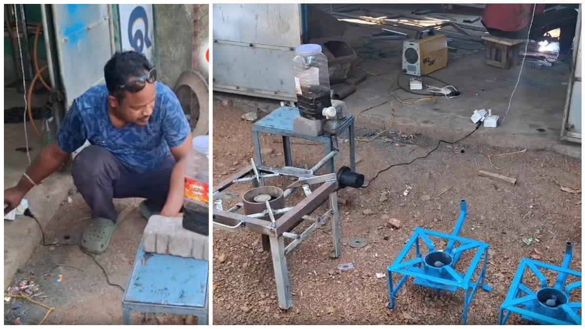 Amid LPG Shortage Rumours Odisha Man Develops Alternative Stove That Uses Rs 15 Engine Oil