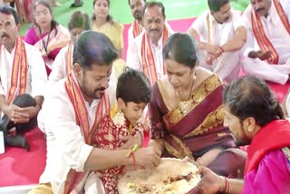 CM REVANTH REDDY VISIT BASARA TEMPLE