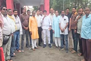Protest Against Railway Project in Purai