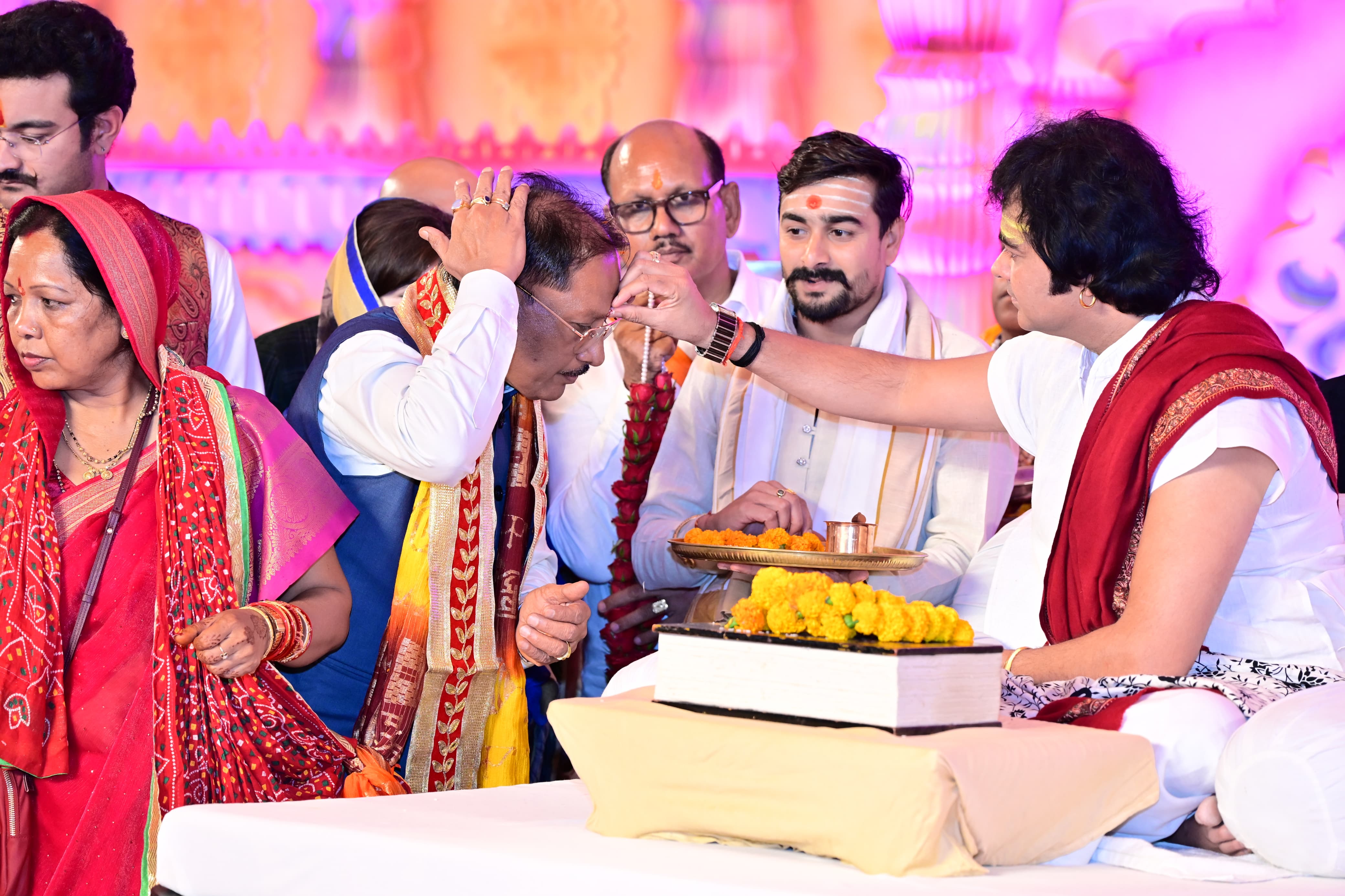 श्रीराम कथा में सीएम साय हुए शामिल, धर्म स्वतंत्रता कानून को बताया सही,  अवैध धर्मांतरण पर होगी कार्रवाई