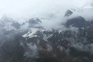 लाहौल स्पीति में बर्फबारी