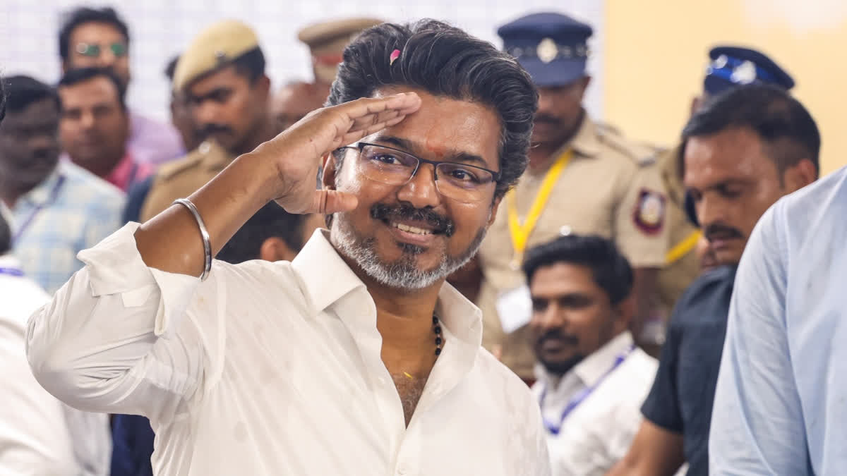தவெக தலைவர் விஜய்
