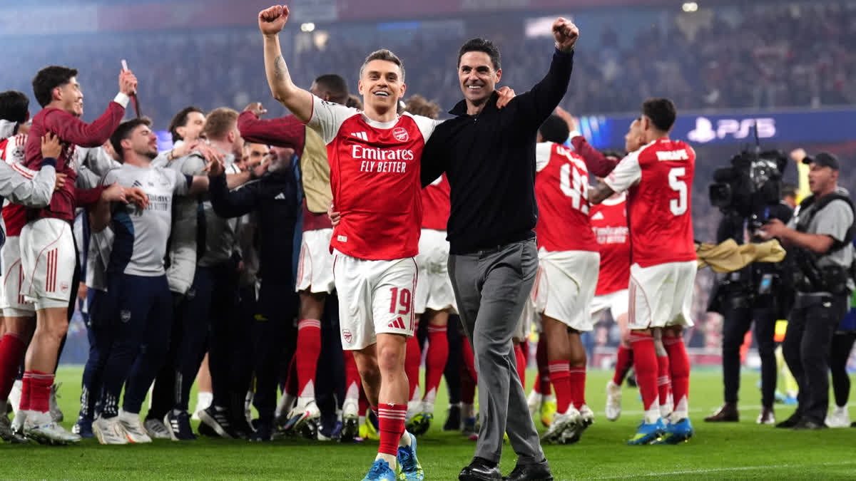 UEFA Champions League: Arsenal Make It Into Final After 20 Years Beating Atletico Madrid By Narrow Margin arsenal beat atletico madrid in uefa champions league semi final