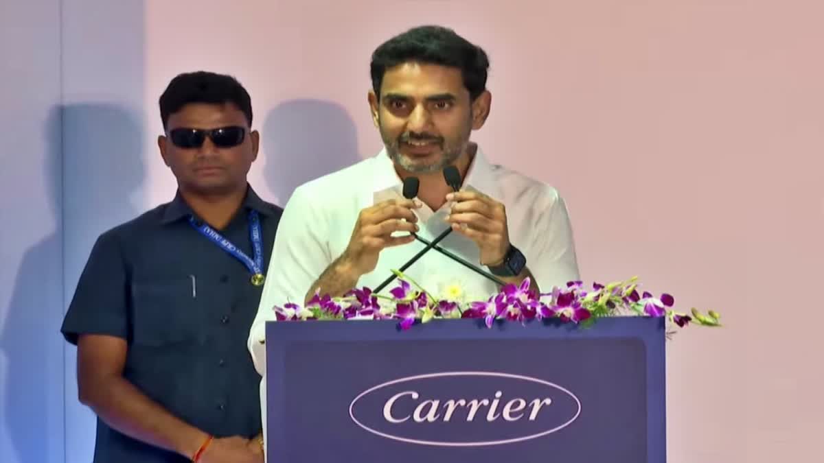 Lays Foundaiton Stone For Carrier AC Manufacturing Plants at Sri City