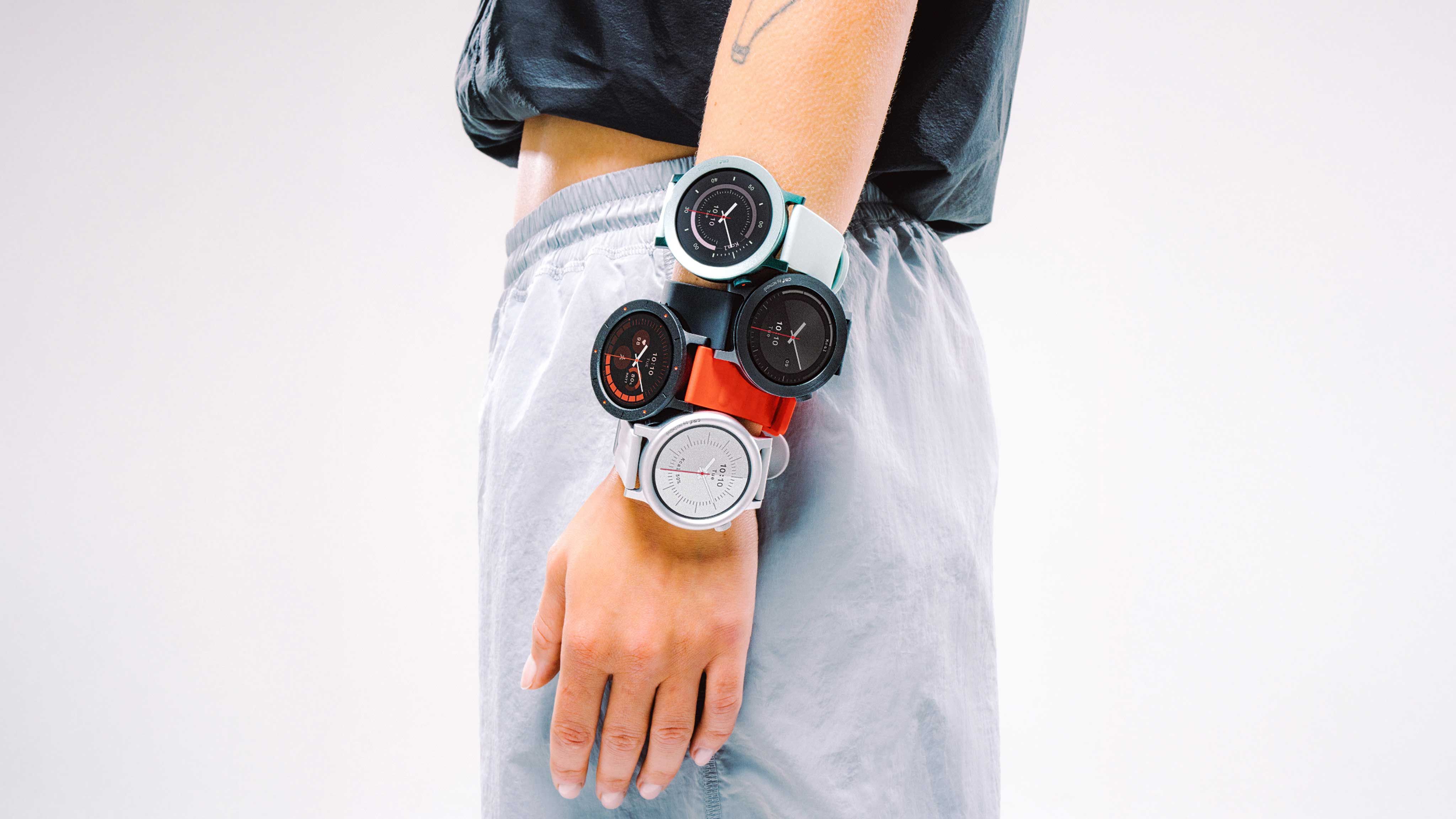 In picture: All colour models of CMF Watch 3 Pro
