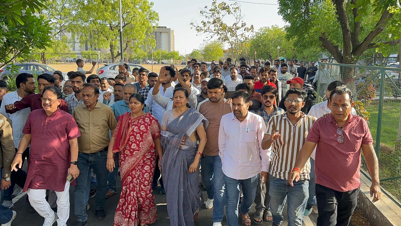 Congress Protest in Kota
