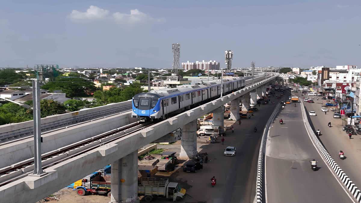 பூந்தமல்லி-போரூர் இடையே ஓட்டுநர் இல்லாமல் இயக்கப்பட்ட மெட்ரோ ரயில்
