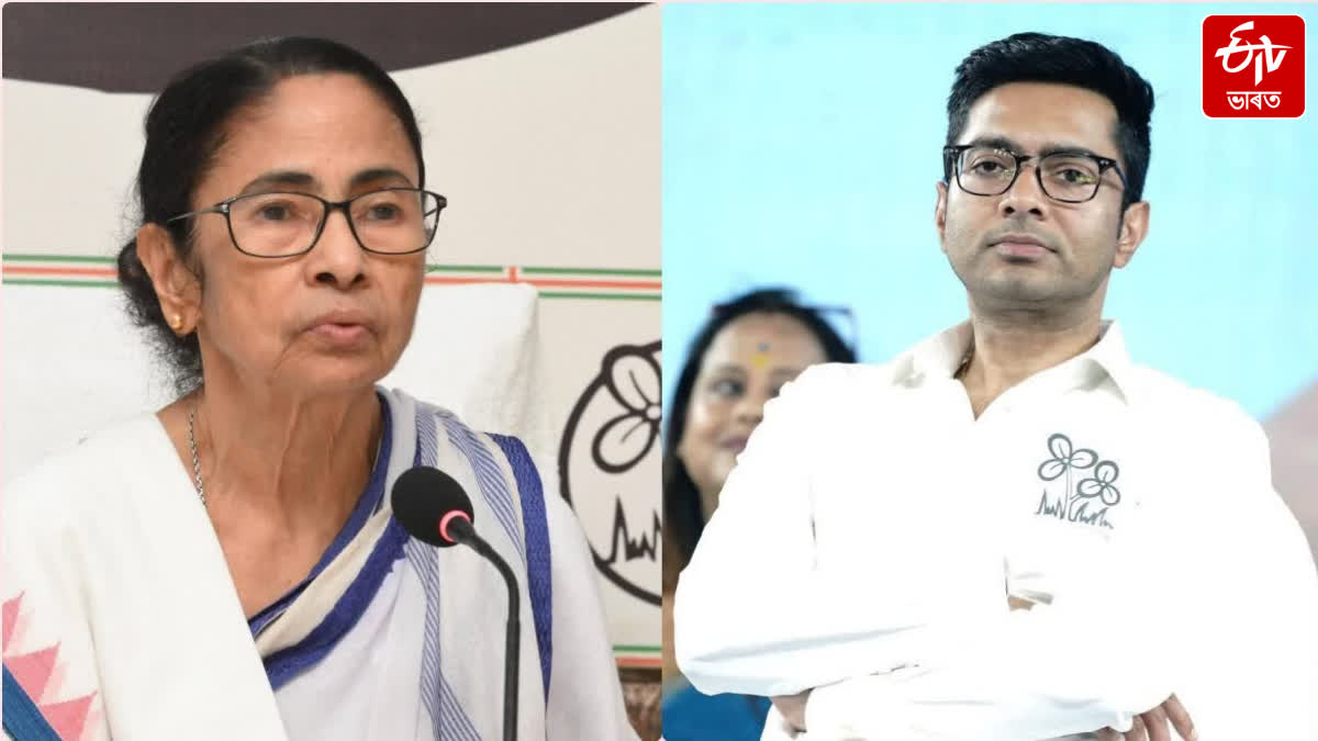 Mamata Banerjee and Abhishek Banerjee