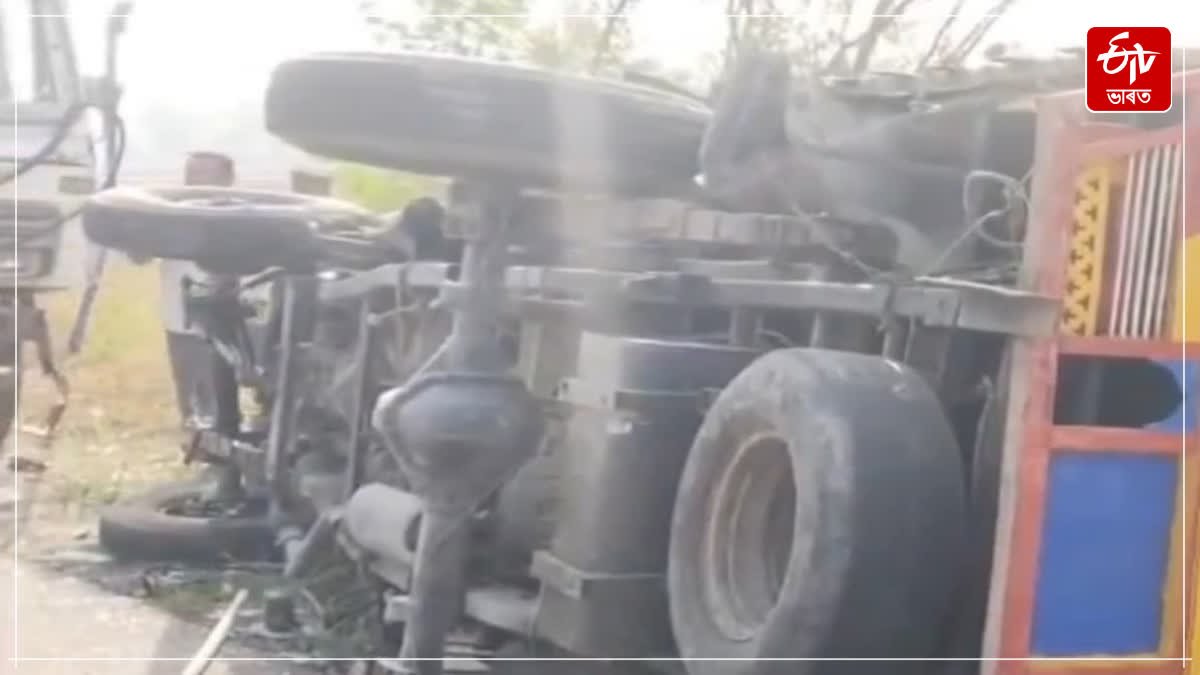 Several people killed and injured in road accident in Ferozepur Punjab collision pickup truck trailer