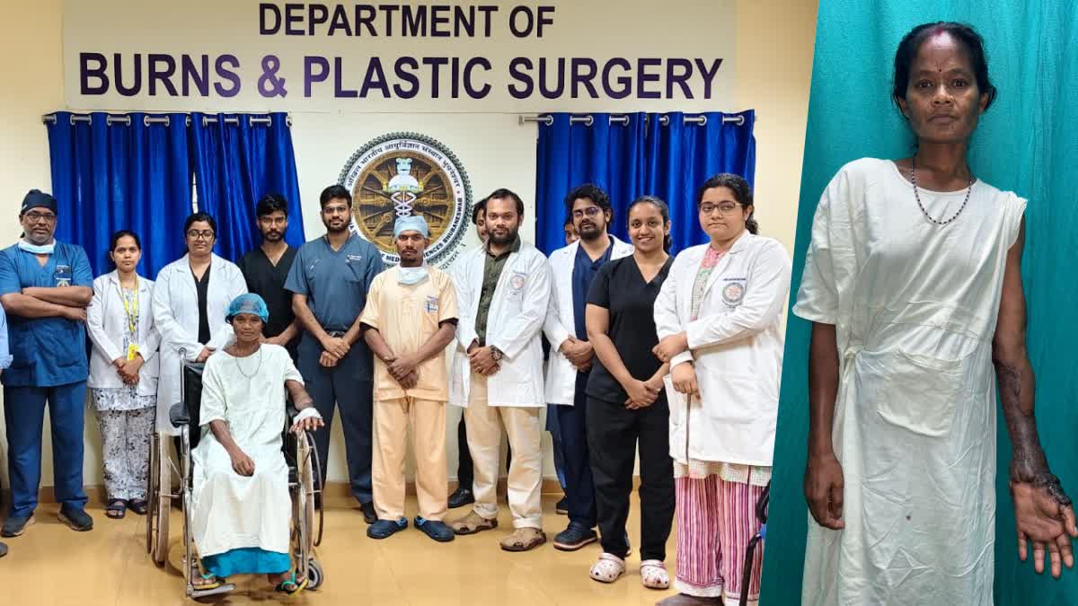 End of 30 years of suffering: Huge 7 kg tumor removed from woman's hand