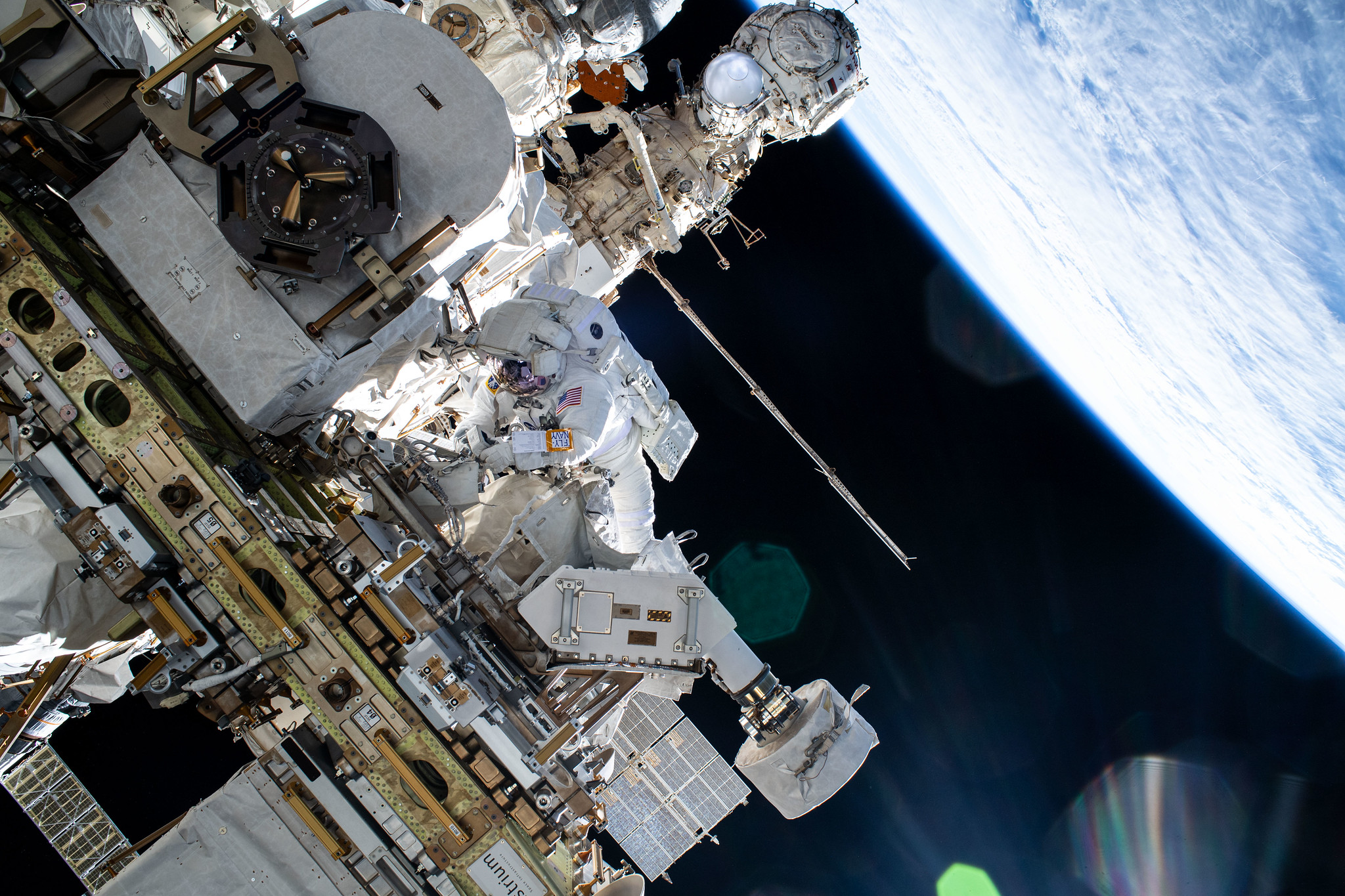 File Photo: NASA astronaut and Expedition 72 Flight Engineer Butch Wilmore works outside the International Space Station during a five-hour and 26-minute spacewalk.