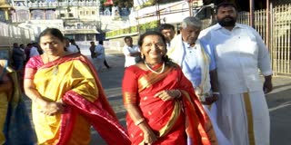 Celebrities Visited Lord Venkateswara At Tirumala