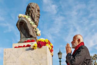 PM Narendra Modi pays tribute to Gurudev Rabindra Nath Tagore in Argentina