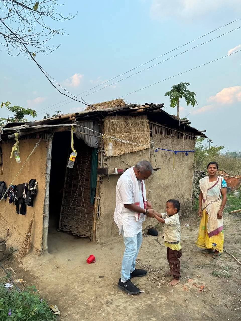 Humanity of MLA Mrinal Saikia, woman was given a house by him in Golaghat
