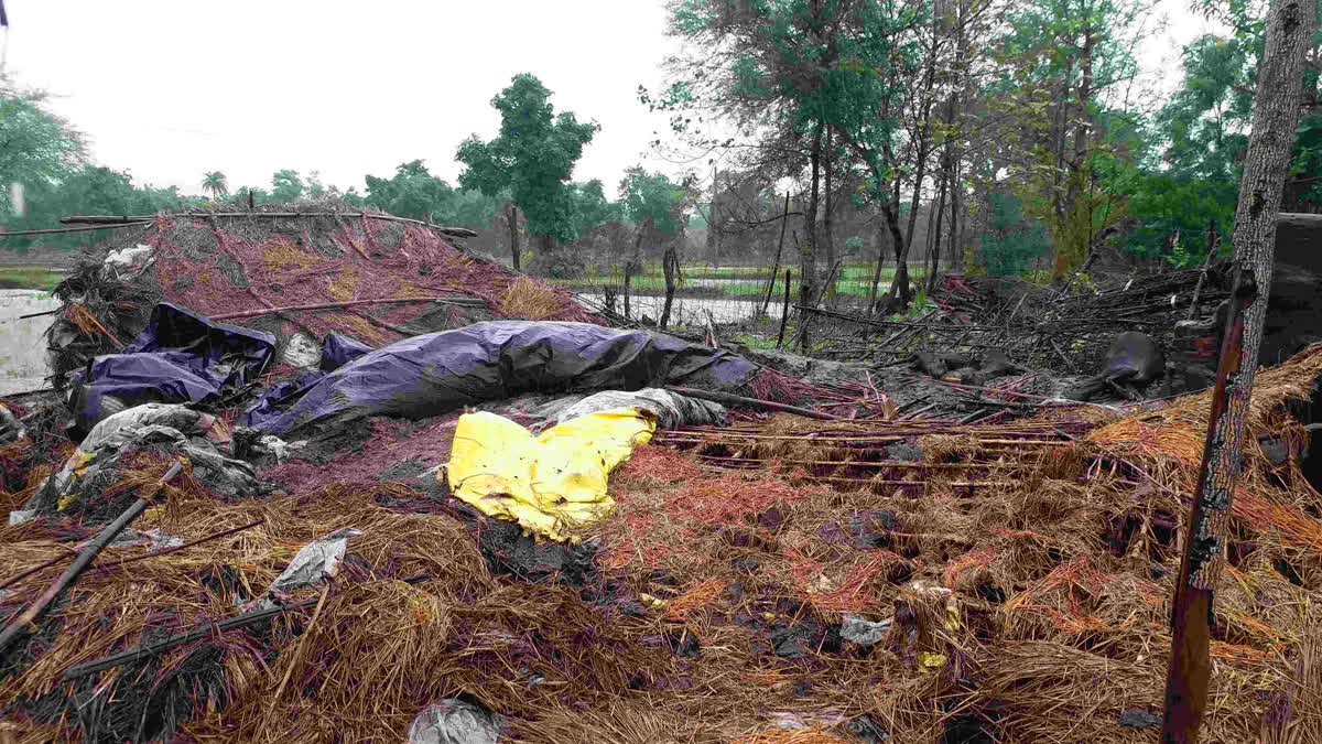 House collapsed balangir