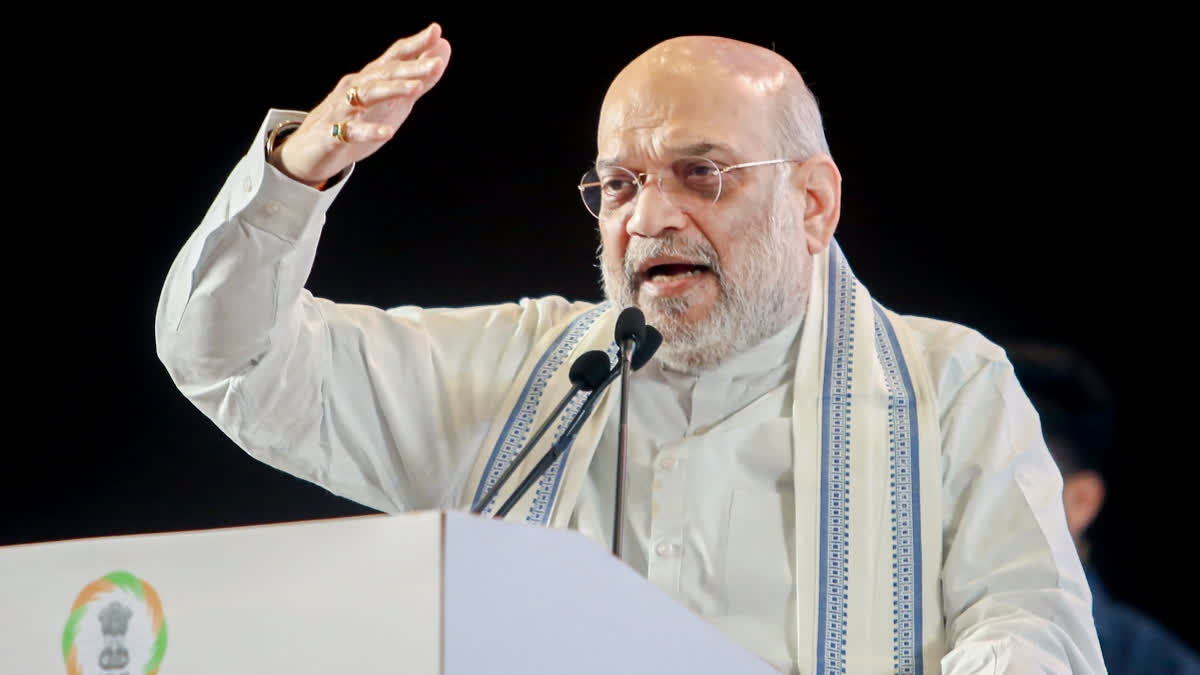 Amit Shah Lays Foundation Stone For 125-Ft Statue Of Syama Prasad Mookerjee In Kolkata