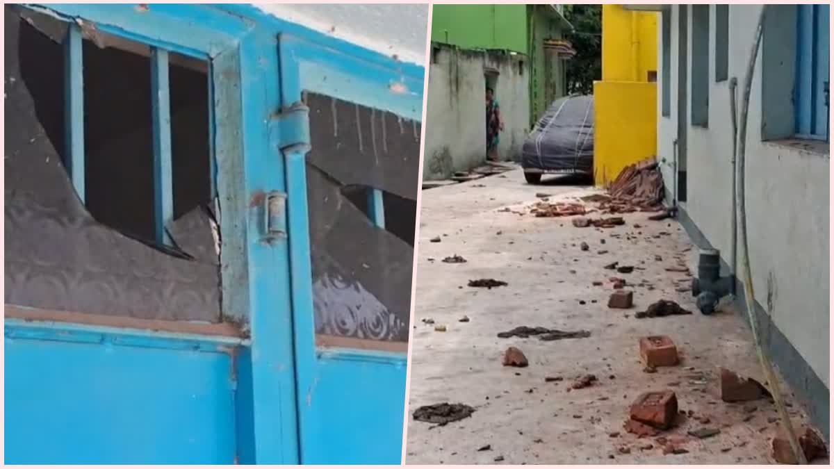 attack at Trinamool worker home