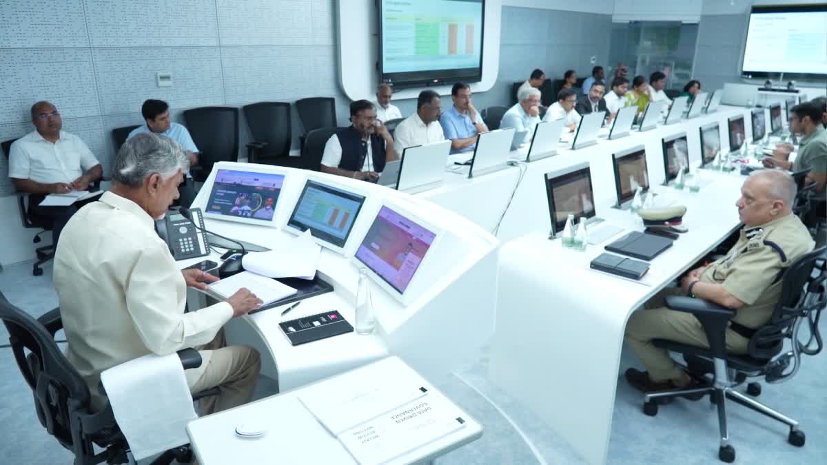 CM Chandrababu Review Various Issues from RTGS