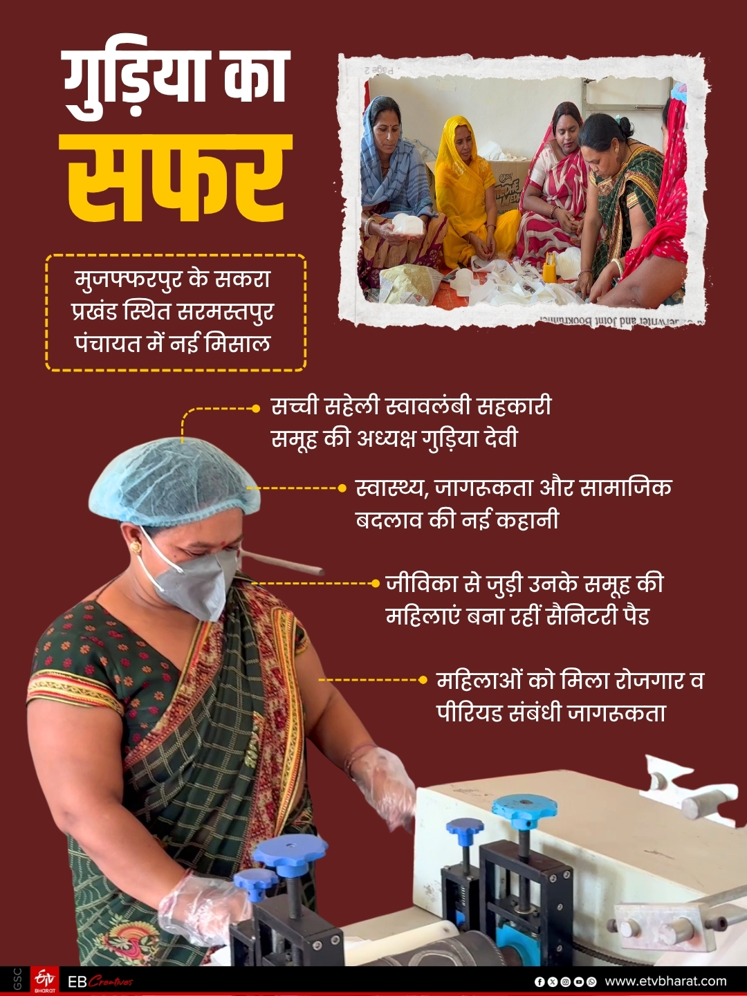 SANITARY PAD MANUFACTURING UNIT