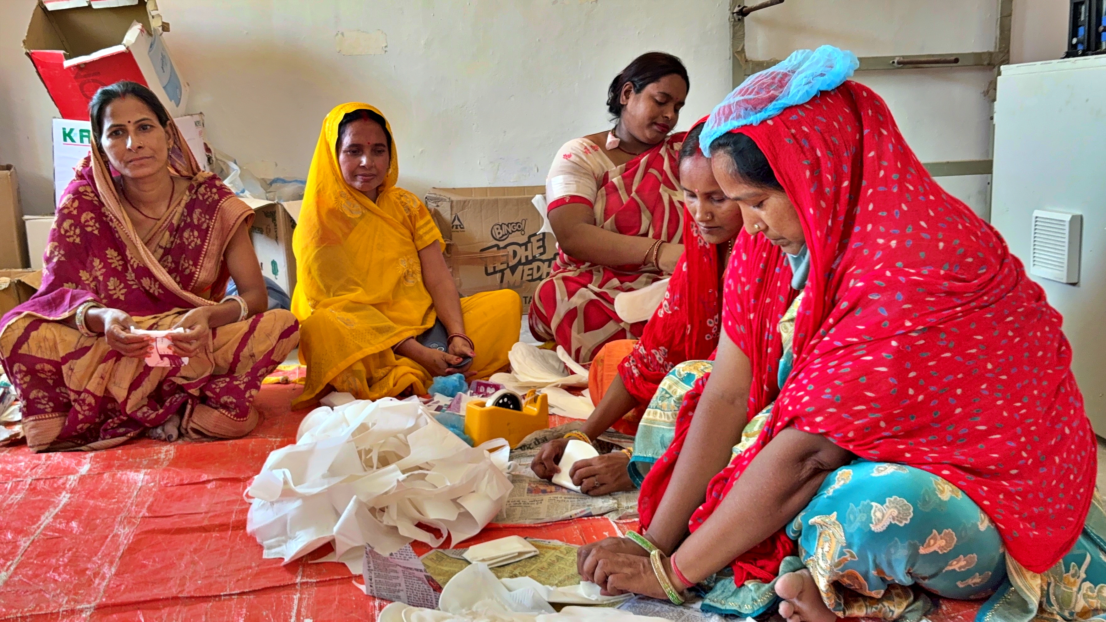 SANITARY PAD MANUFACTURING UNIT