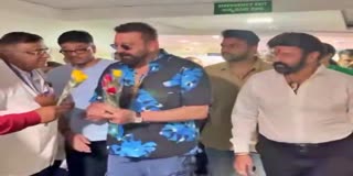 Sanjay Dutt at Basavatarakam Cancer Hospital