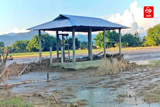 flood hits jonai public seeks govt support