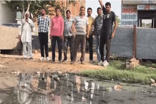 Hansi Court Complex sewer blockage