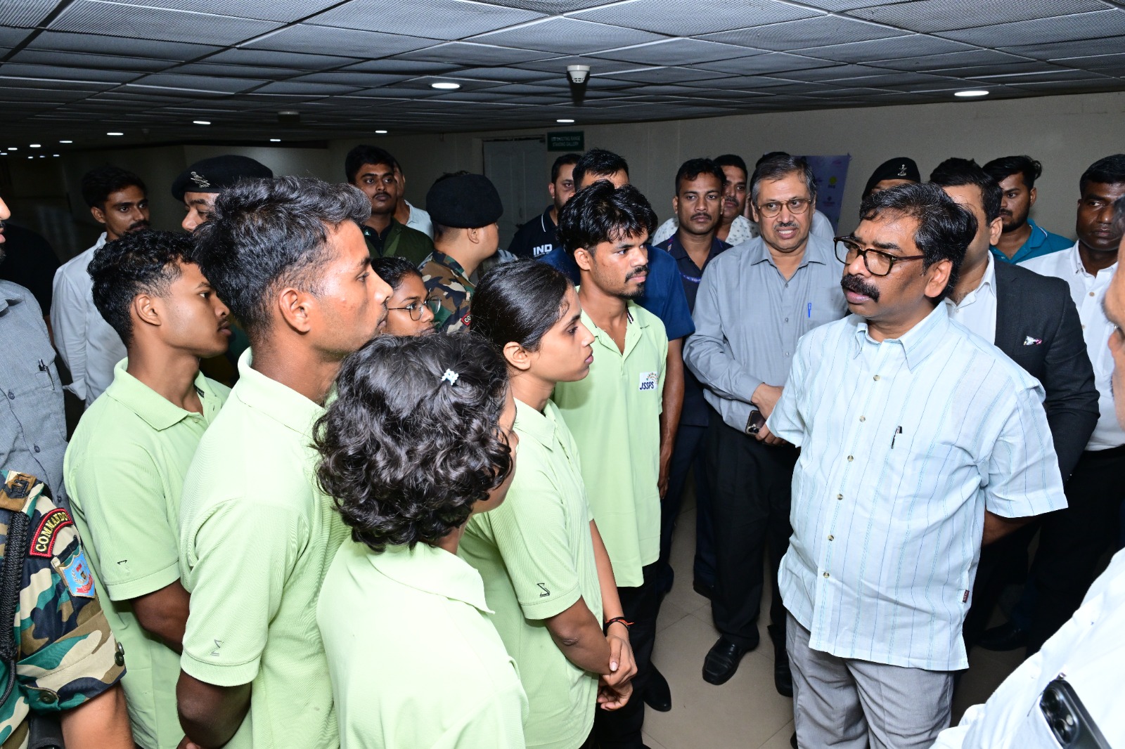 CM Hemant Soren inspected Khelgaon Shooting Range in Ranchi