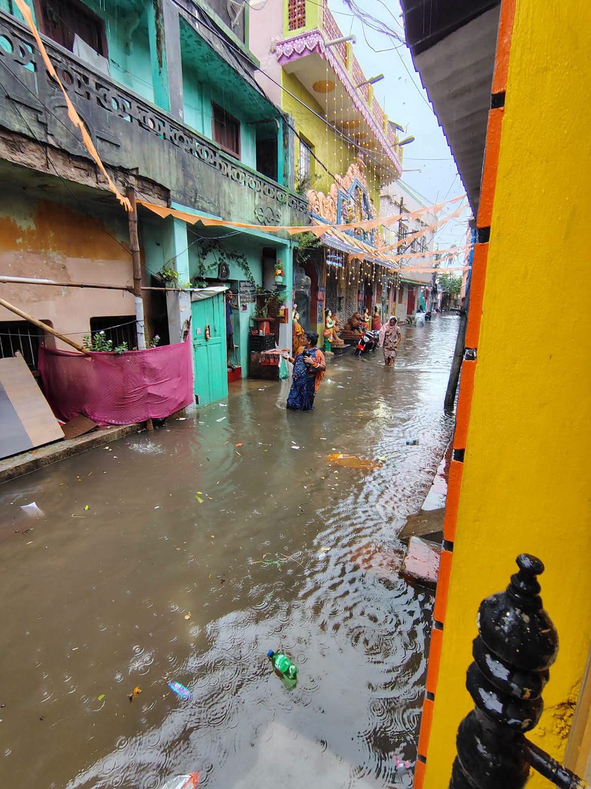 water logging in cuttack cmc rain plan fail