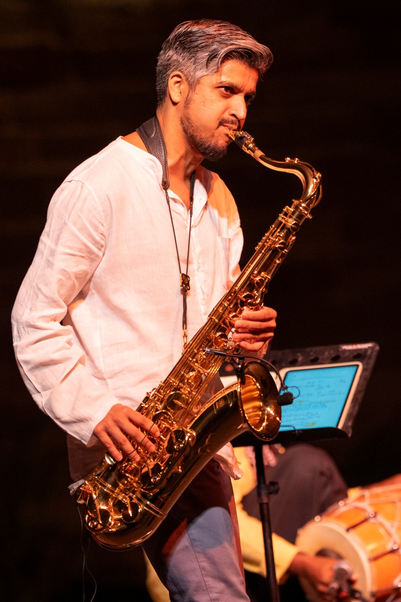 Saxophonist Rhys Sebastian