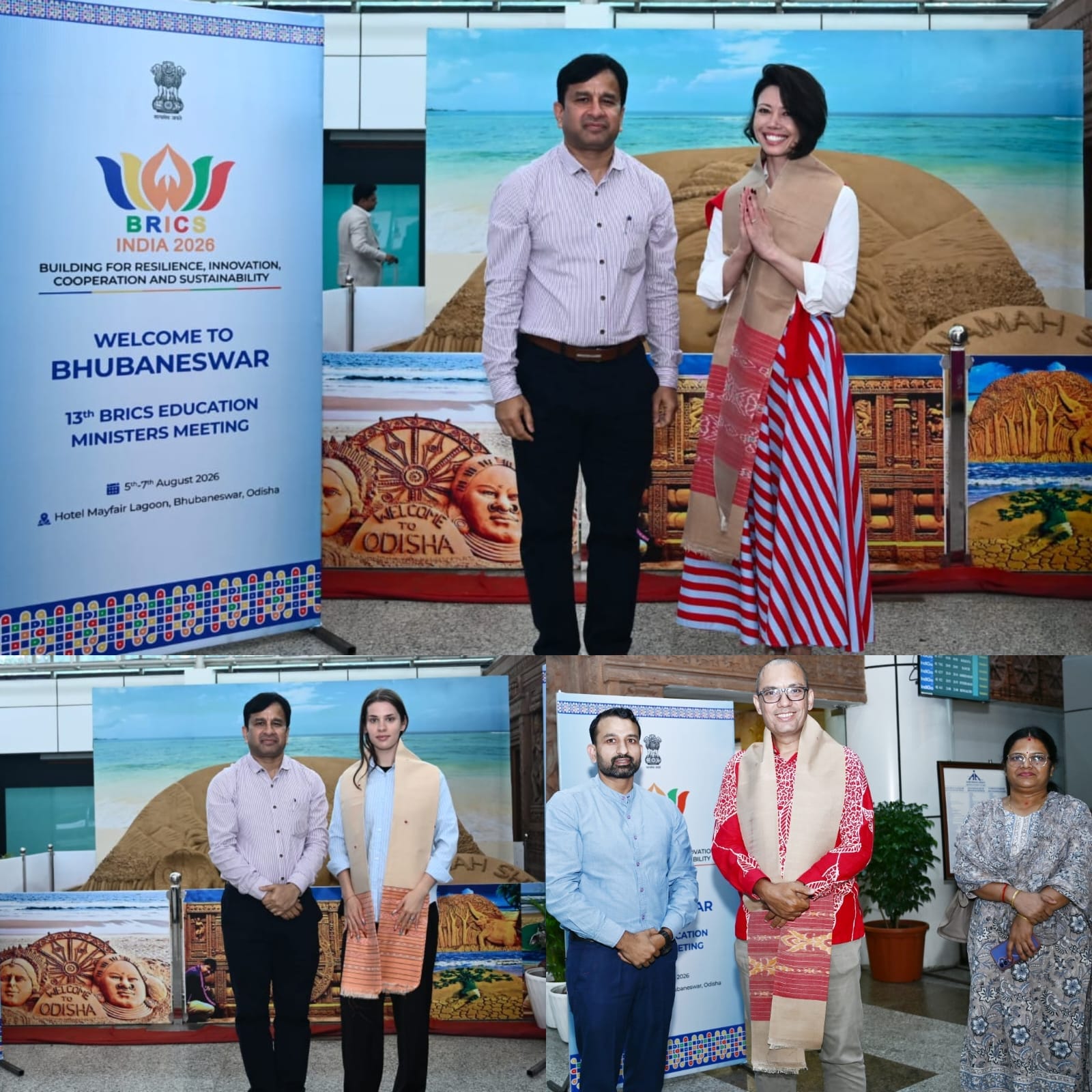 BRICS foreign minister reached bhubaneswar