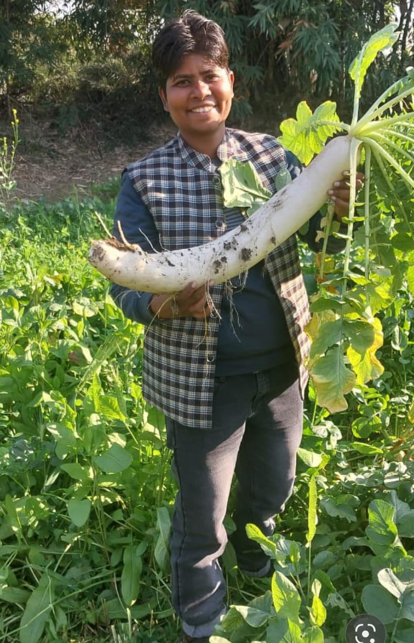 Nidhi Tripathi, a woman farmer who has transformed farming in the Bundelkhand region