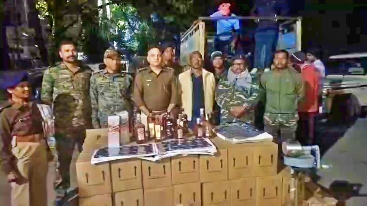 Fake liquor racket busted in Dhanbad, spurious liquor worth lakhs of rupees seized in raid