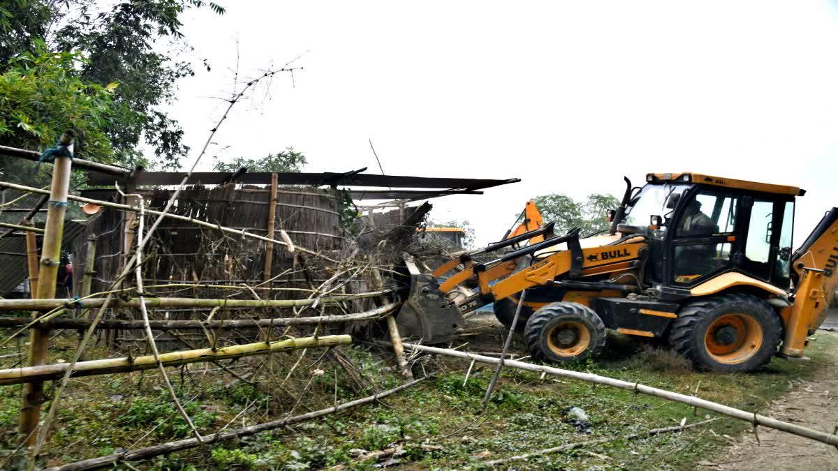 Completes eviction drive