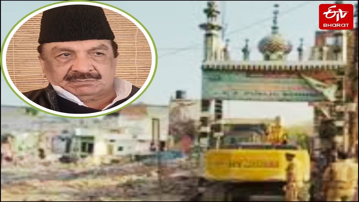 मस्जिदों-मदरसों पर बुलडोजर कार्रवाई का विरोध.