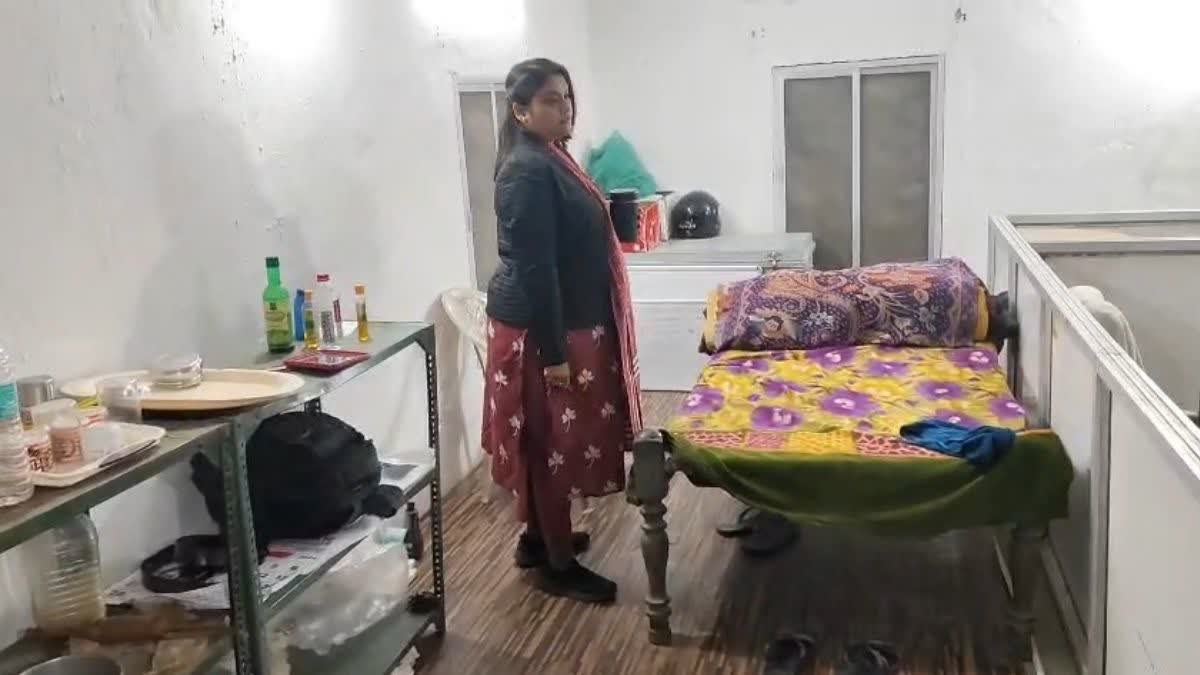 Surprise inspection of district panchayat office