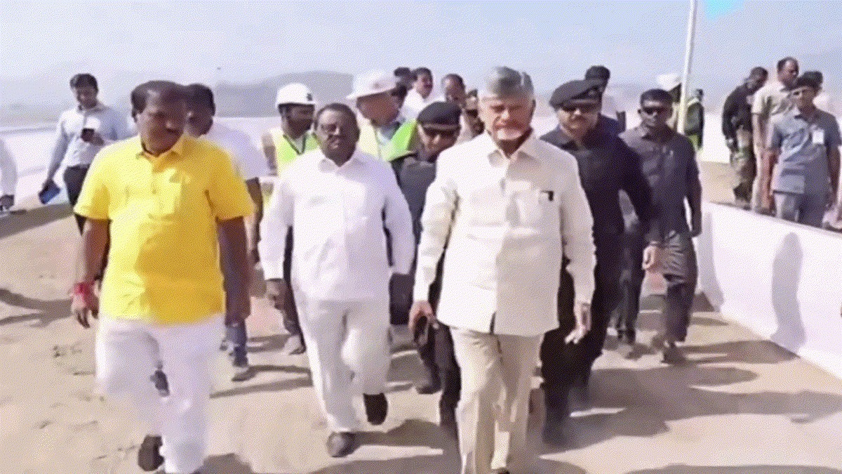 CM Chandrababu Visit to Polavaram
