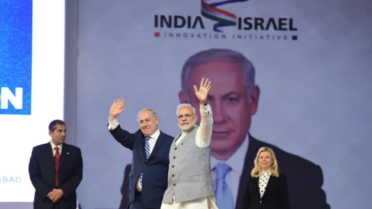 PM MODI SPEAKS TO NETANYAHU