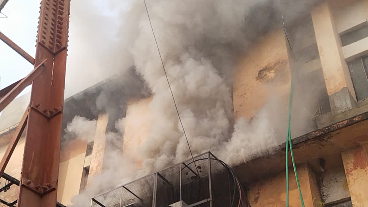 Fire in BSNL's equipment room